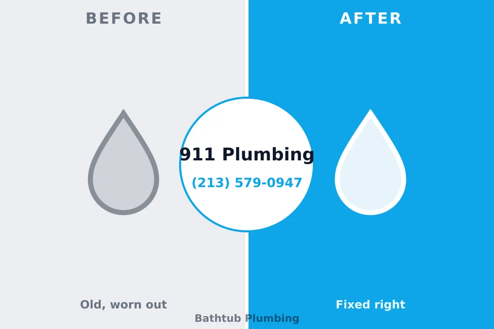 Before and after: plumbing repair White Knoll, SC